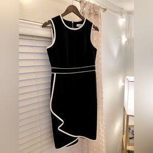 Calvin Klein Black & White Business Dress